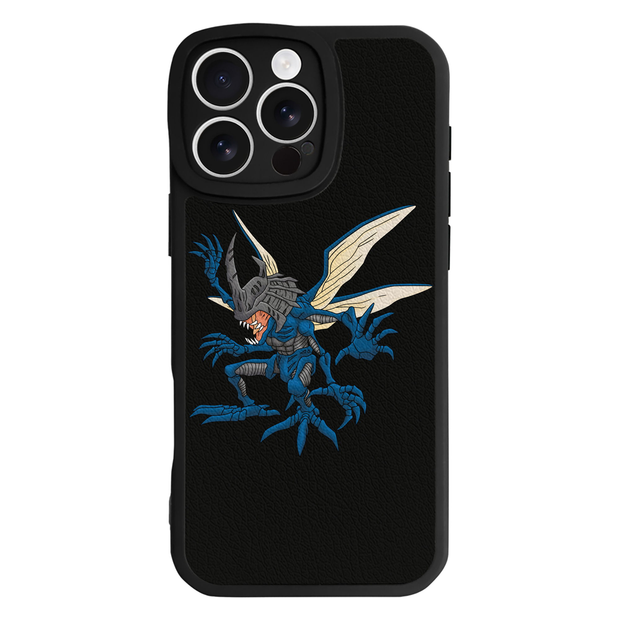（画像用） Digimon デジタルモンスター/デジモン 【iPhone 16シリーズ対応】シリコンスマホケース（レザー調） 材質：シリコン